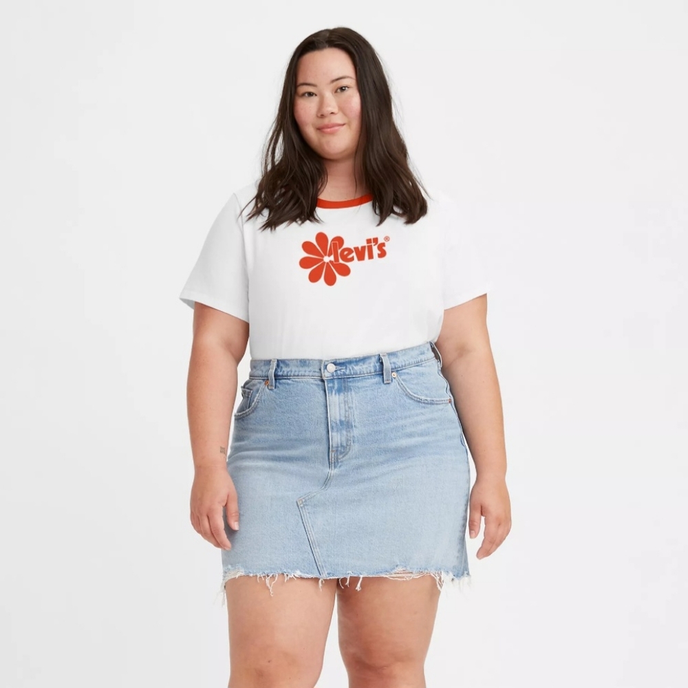 Levi’s Orange Flower Cropped T-shirt 3XL